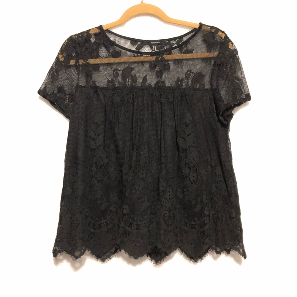 Forever 21 lace Babydoll top